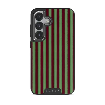 Peppermint - Samsung Galaxy S25 Case, Elite Dark (Magnetic) / Silver