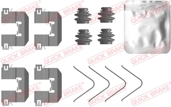 QUICK BRAKE QB109-0104 Brake pad fitting kit