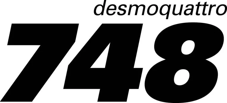 Ducati desmoquattro 748 motociklo lipdukai