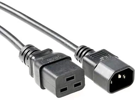 MicroConnect Maitinimo laidas C19- C14 5m Juoda