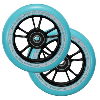 BLUNT Envy 100mm ratukai - Black/Teal, 2vnt