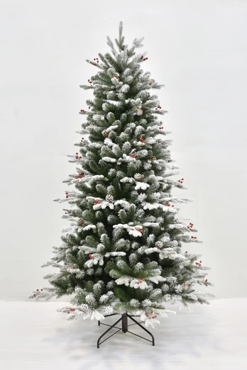 Dirbtinė eglutė FLOCKED MIXED NOBLE SPRUCE, 210 cm