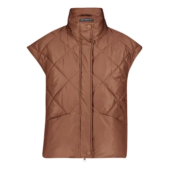Liemenė moterims, Ruda, Cotton-padded vest