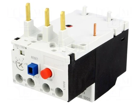 Thermal relay | Series: RF38 | Leads: screw terminals | 6.3÷10A