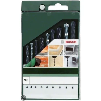 Grąžtų rinkinys BOSCH 9 vnt