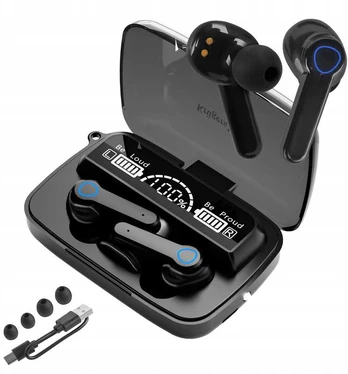 Belaidės Bluetooth 5.3 ausinės Kruger & Matz M19 su įkrovimo dėklu