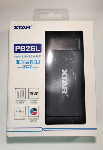 XTAR PB2SL Baterijų įkroviklis