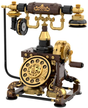 Pantasy Retro Series Retro Phone Construction Kit 766pcs