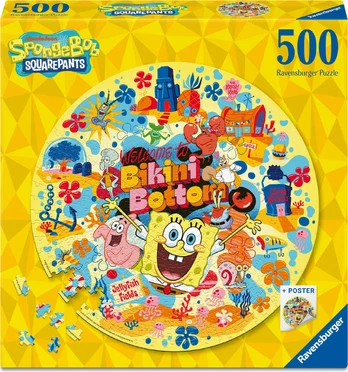Ravensburger - Sponge Bob 500p round (12001657)