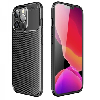 Dėklas Telforceone Carbon Juodas case for Samsung Galaxy A56 5G