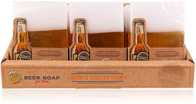 ACCENTRA Soap 120g MEN'S COLLECTION look like draft beer in a gift box