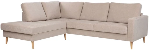 Kampinė sofa „HANSON LC“, smėlio spalvos