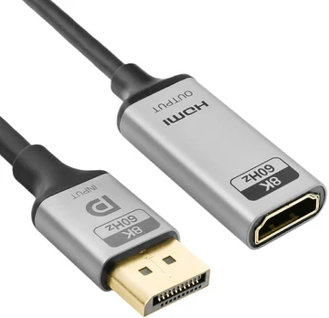 Adapteris DP HDMI 8K 60Hz Spacetronik KDH-SPA002 0,2