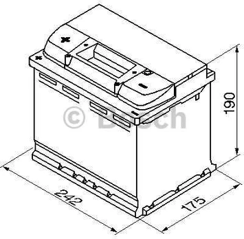 Akumuliatorius Bosch 60Ah 540A (S4006)