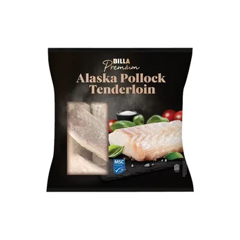 Šaldyta aliaskinės menkės filė BILLA PREMIUM, 600 g