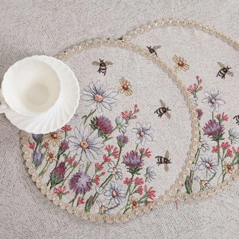 Textile Idea stalo servetėlė Bitutės, 4 vnt.