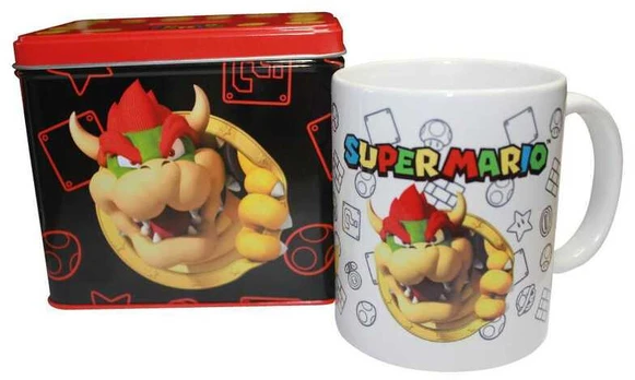 Nintendo Super Mario Bros Bowser Mug + Money box set