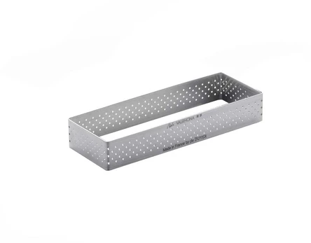 Rant prostokątny perforowany 12x4 cm