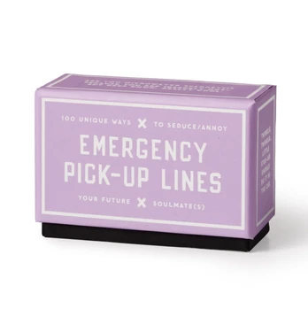 Emergency Pick-up Lines Card Set