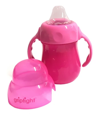 GRIPTIGHT gertuvė nuo 6 mėn.,HANDLED SIPPER CUP, rožinė
