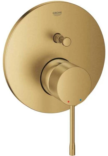 Grohe shower mixer Essence with diverter brushed cool sunrise