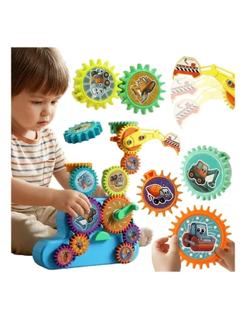 WOOPIE Interactive Construction Blocks Gears 18 pcs.