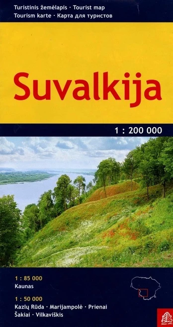 Suvalkija. Turistinis žemėlapis