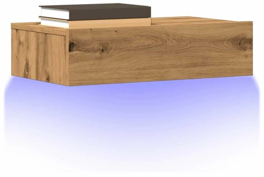 TV spintelės su LED lemputėmis, 2vnt., artisano, 60x35x15,5cm