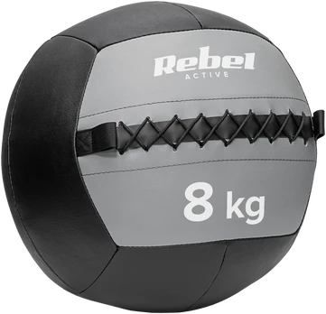 Medicininis kamuolys pratimams 8kg, REBEL ACTIVE
