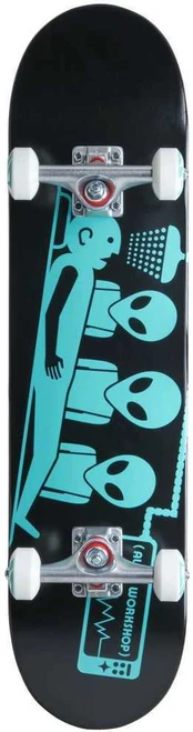 Riedlentė Alien Workshop Abduction, 7.5", Juodas/Teal