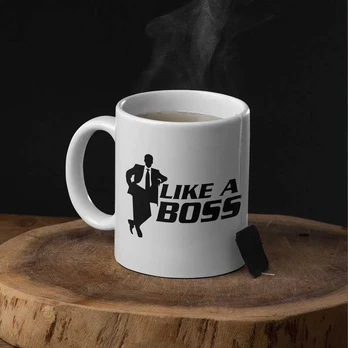 Puodelis "Like a boss"