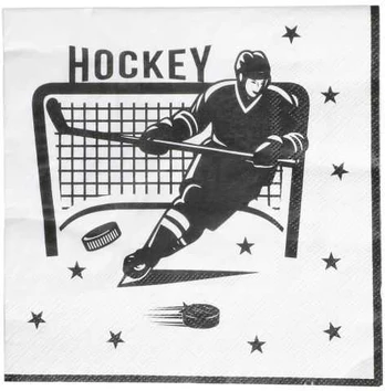 Hisabjoker Ab Ishockey servietter, 16 stk