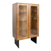 Display cabinet VALENCIA 90x45xH160cm, oak kaina