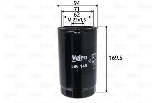 Alyvos filtras VALEO 586149