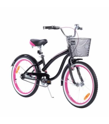 Dviratukas TOMABIKE "CRUISER" 20, Black / Pink