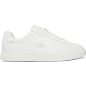 Laisvalaikio batai Calvin Klein Low Pro Cups Lth Ml HW0HW03146 Balta