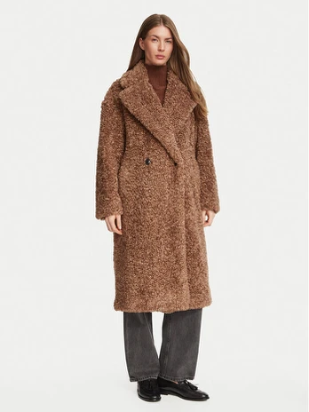 HUGO Dirbtinis kailinis Malite-1 50570962 Ruda Oversize