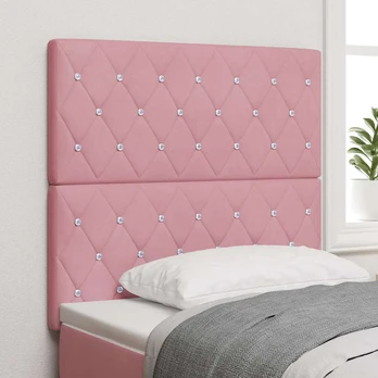 LED galvos atlošas rožinis, 100 cm aksomas