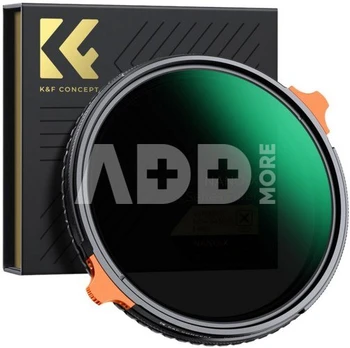 K&F Concept K&F 62MM ND4-ND64 (2-6 Stop) Variable ND Filter and CPL Circular Polarizing Filter 2 in 1 with 28 La