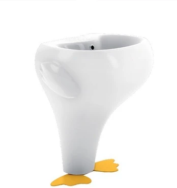 Vaikiškas praustuvas CREAVIT DUCKY, baltas