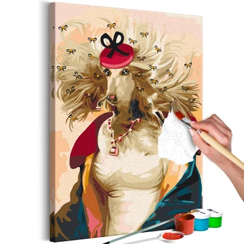 Artgeist Tapybos pagal skaičius rinkinys - Lady Afghan