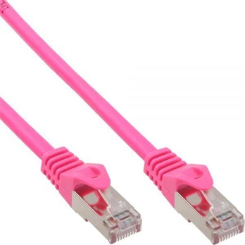 InLine Patchcord SF/UTP, Cat.5e, rožinis 20m (72520M)