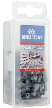 King Tony Bits torx T15-25mm 25stk