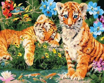 TPS Tapybos rinkinys "Tigers"
