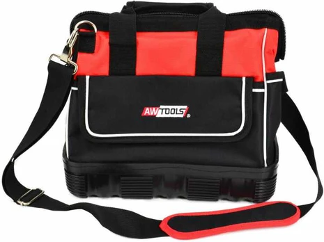 AW-Tools 15 colių AWTOOLS ĮRANKIŲ KREPŠELIS GUMINIU DUGU