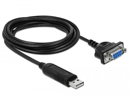 Delock Adapteris USB 2.0 Type-A iki 1 x serijos RS-232 DB9