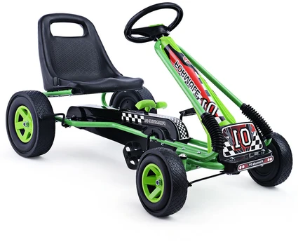 Pedalinis kartingas žalias