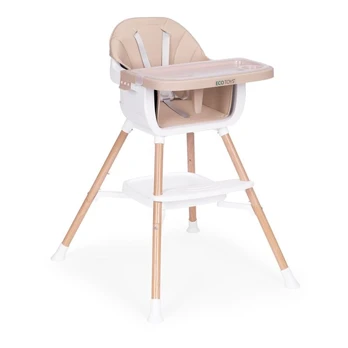 Maitinimo kėdutė EcoToys 2in1 HC508, smėlio