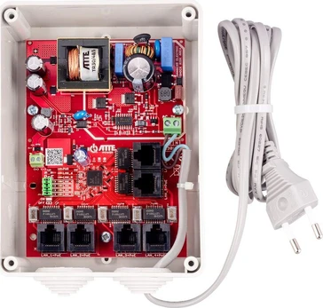Šakotuvas SWITCH POE IPB-5-10A-S4 5 PRIEVADŲ ATTE
