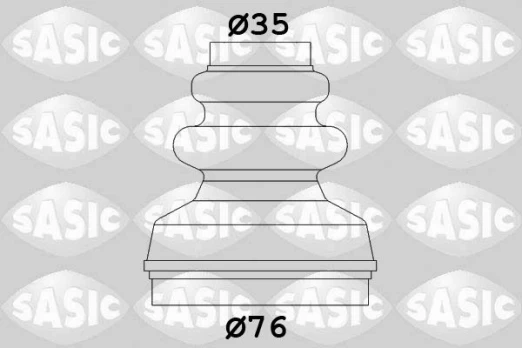 SASIC SAS2873813 CV boot kit